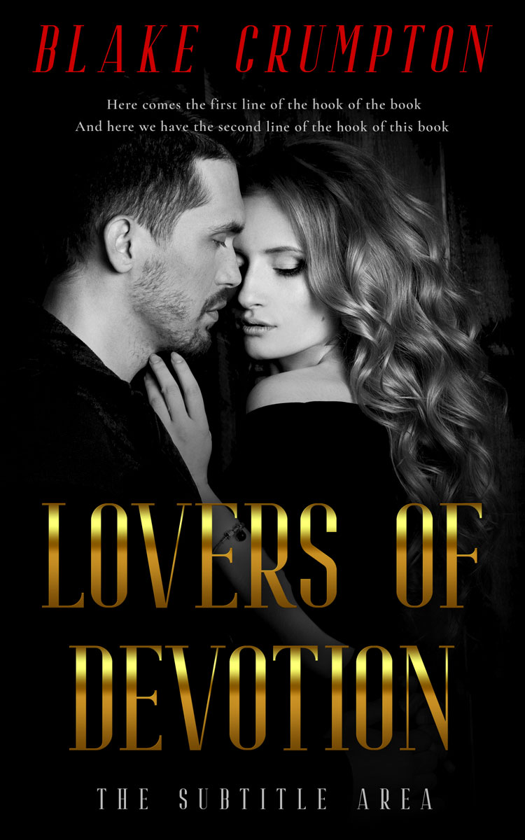 2D view of Premade Romance Book Cover - Sandal