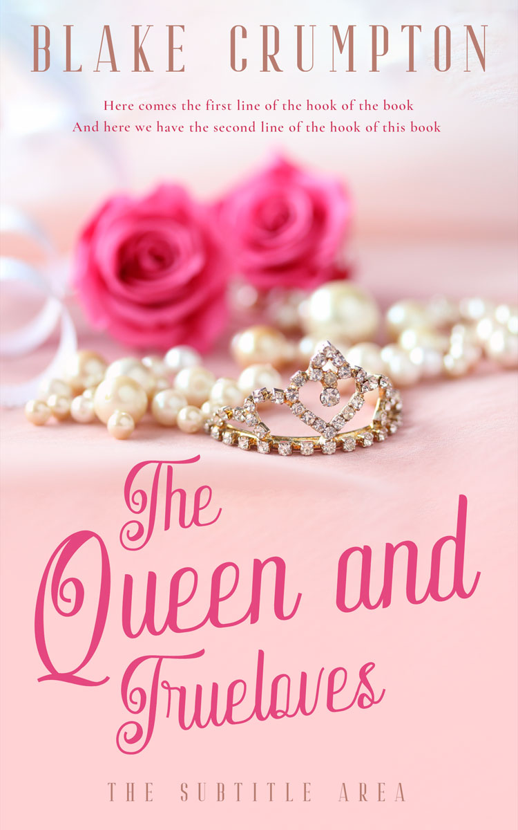 2D view of Premade Romance Book Cover - Vanilla Ice