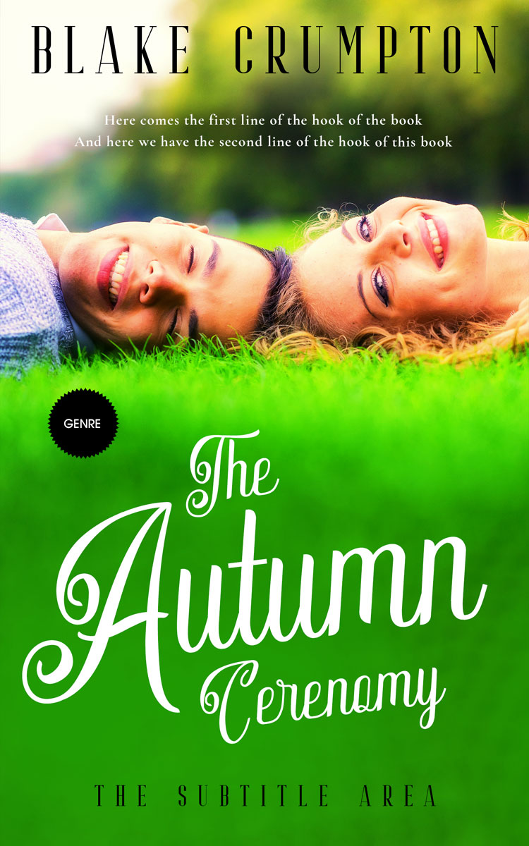 2D view of Premade Romance Book Cover - Zombie