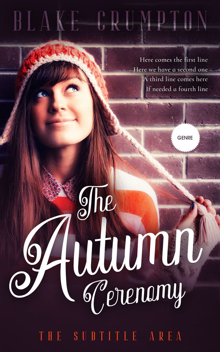 2D view of Premade Teen & Young Adult Book Cover - Eunry