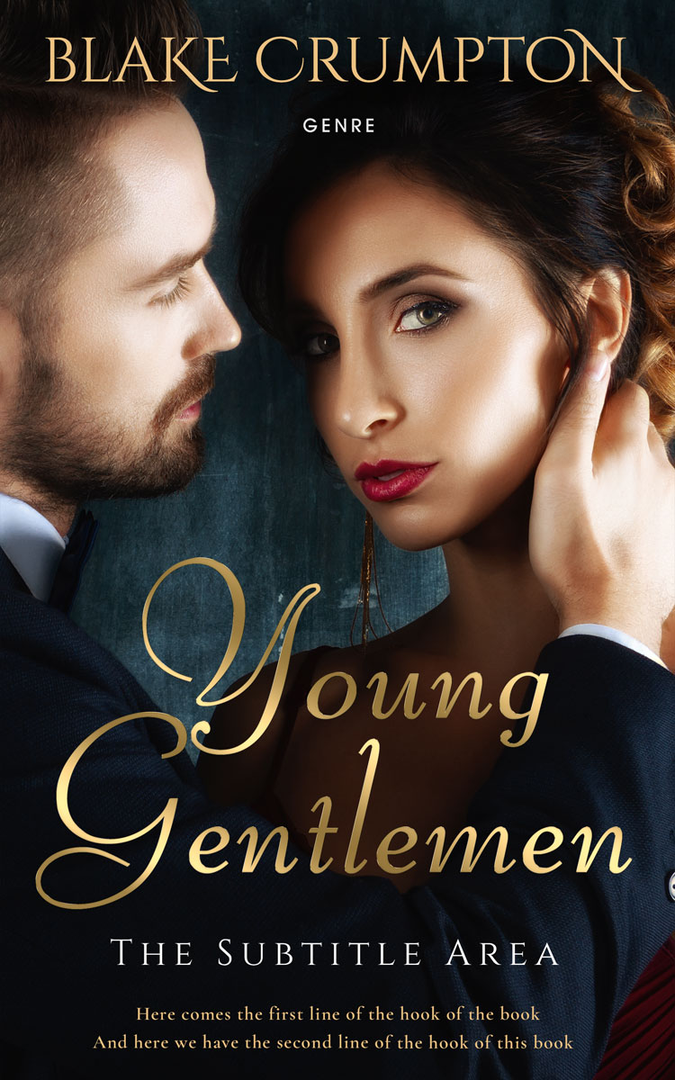 2D view of Premade Romance Book Cover - Sorrell Brown