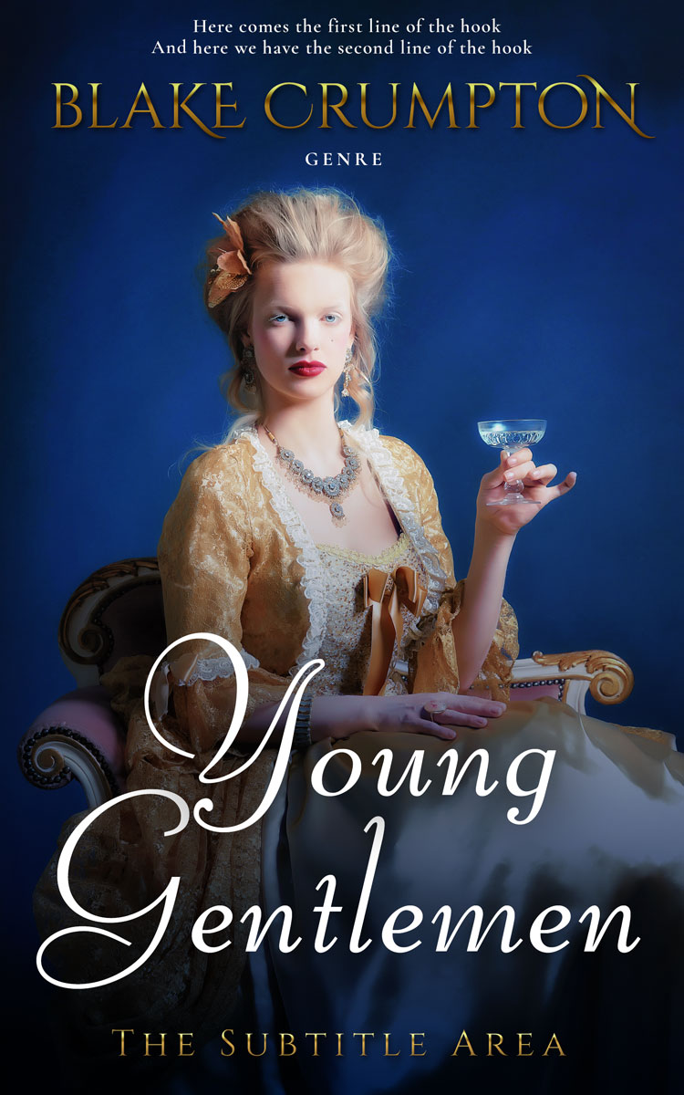 2D view of Premade Romance Book Cover - Big Stone