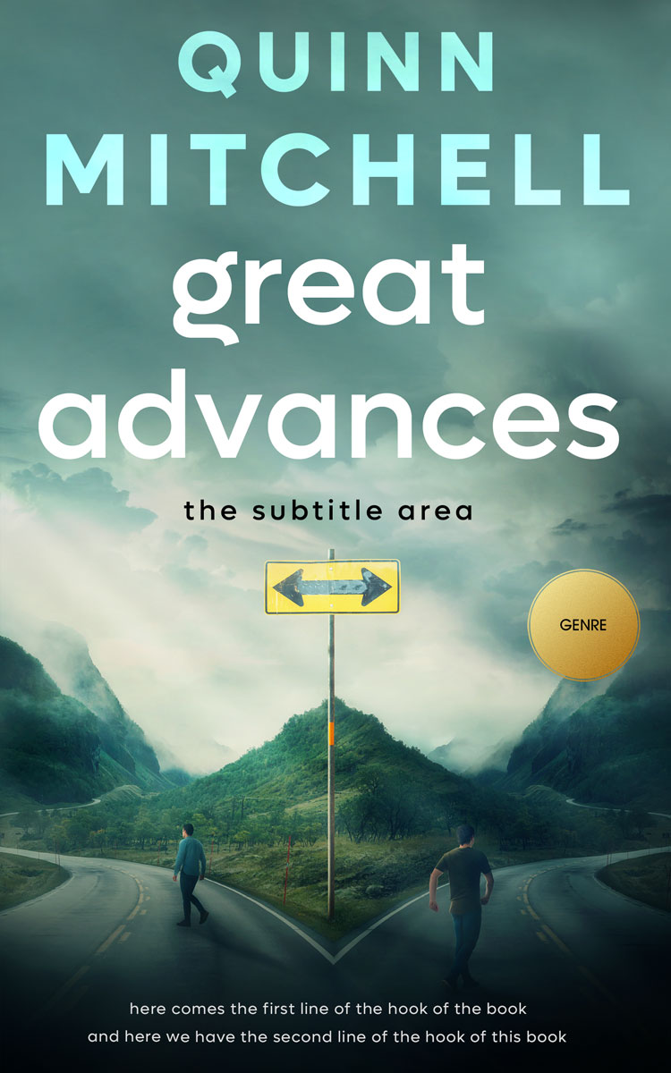 2D view of Premade Self-Improvement & Self-Help Book Cover - Cutty Sark