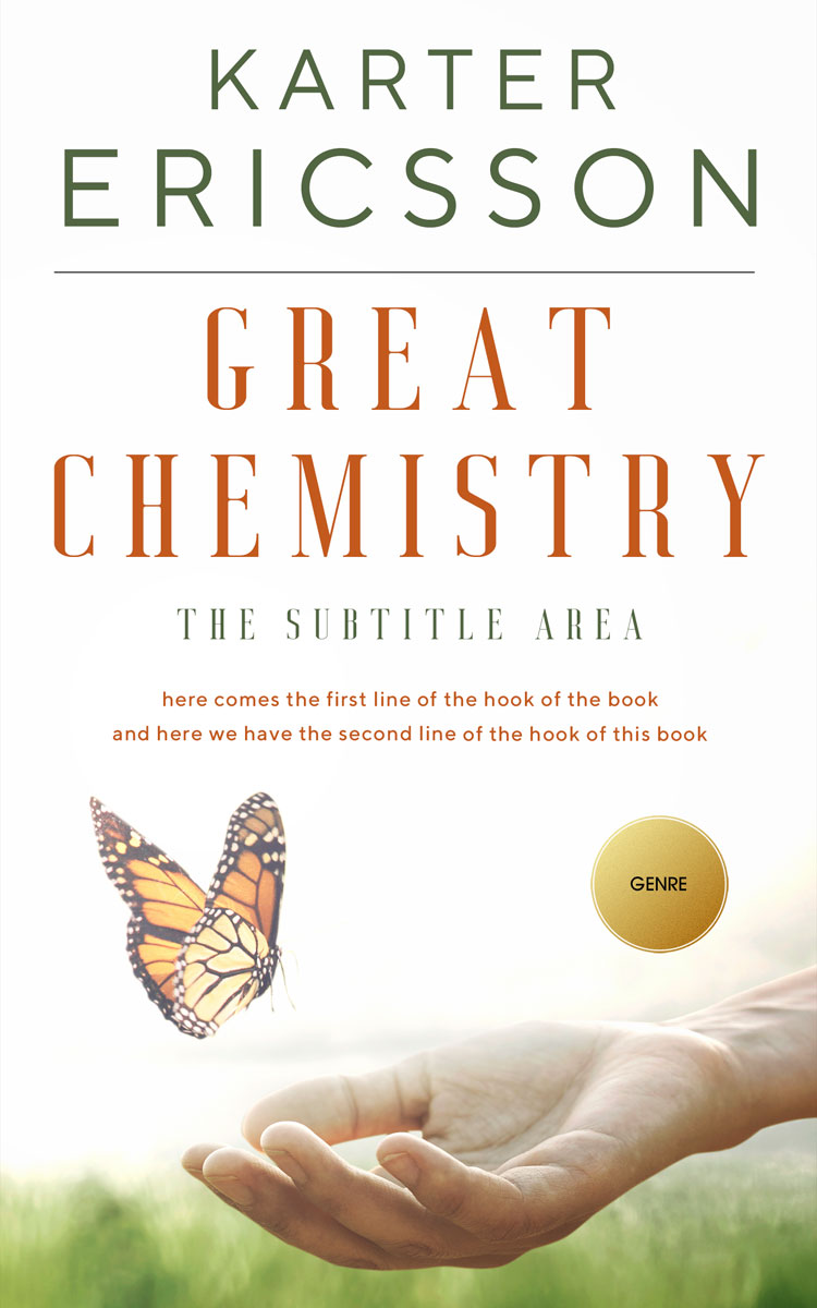 2D view of Premade Self-Improvement & Self-Help Book Cover - Pearl Bush