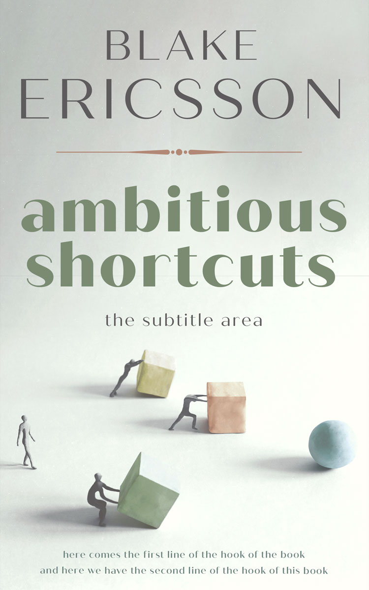 2D view of Premade Self-Improvement & Self-Help Book Cover - Gray Nurse