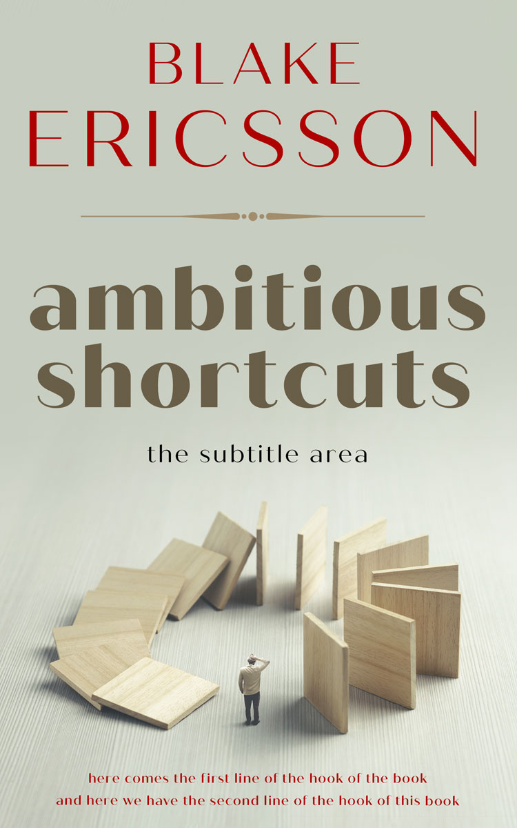 2D view of Premade Business Book Cover - Kangaroo