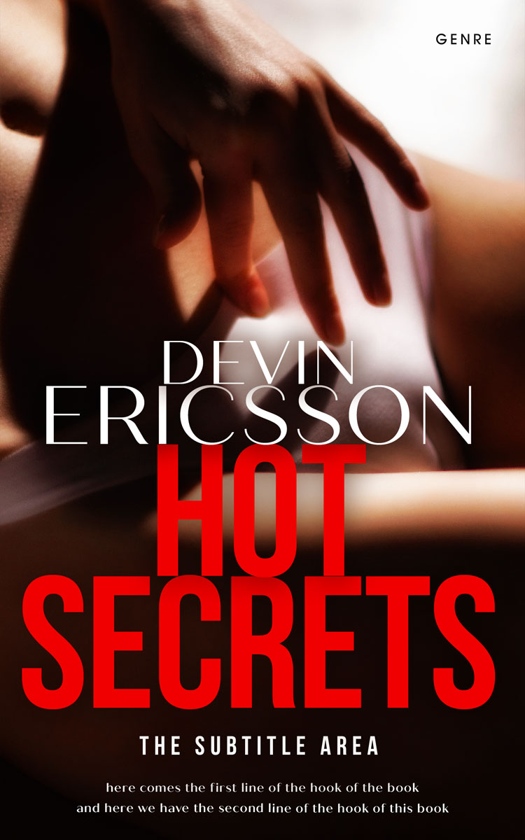 2D view of Premade Erotica Book Cover - Coffee Bean