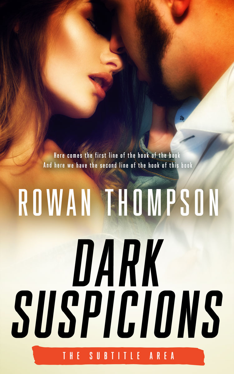 2D view of Premade Erotica Book Cover - White Rock