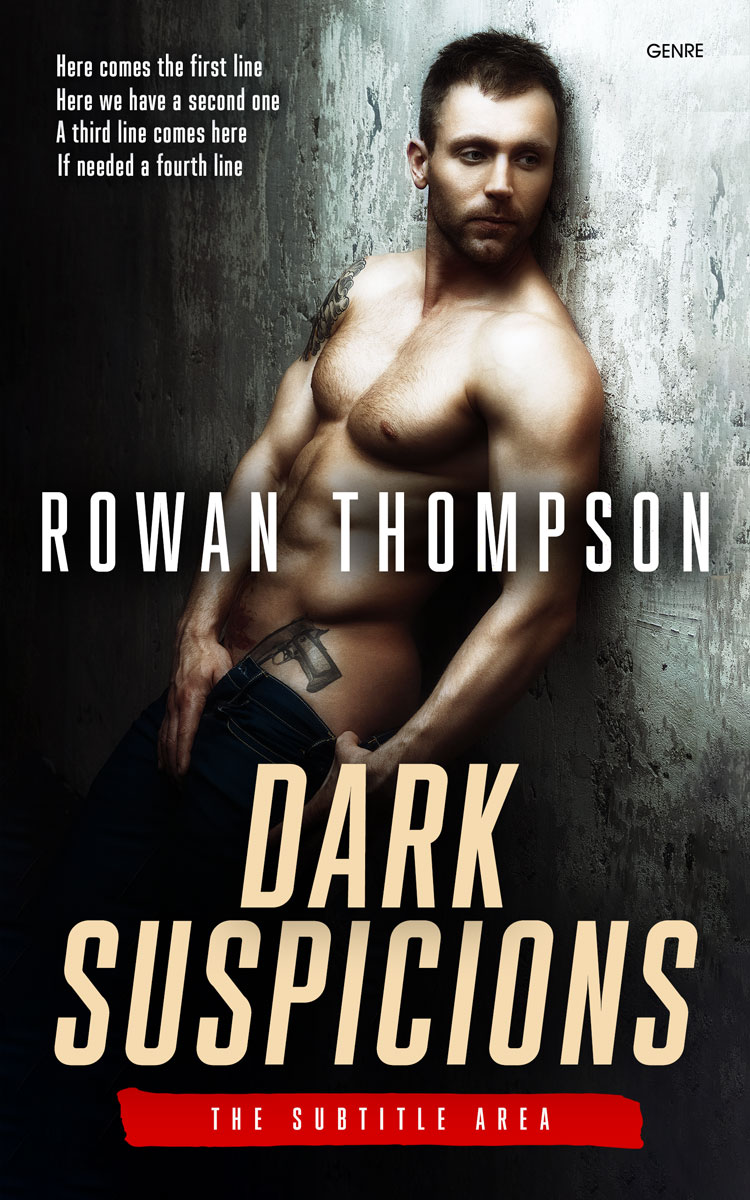 2D view of Premade Erotica Book Cover - Cocoa Brown