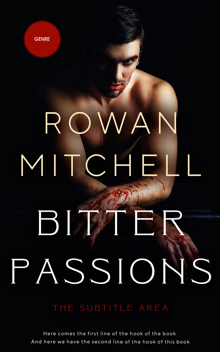 2D view of Premade Erotica Book Cover - Cod Gray