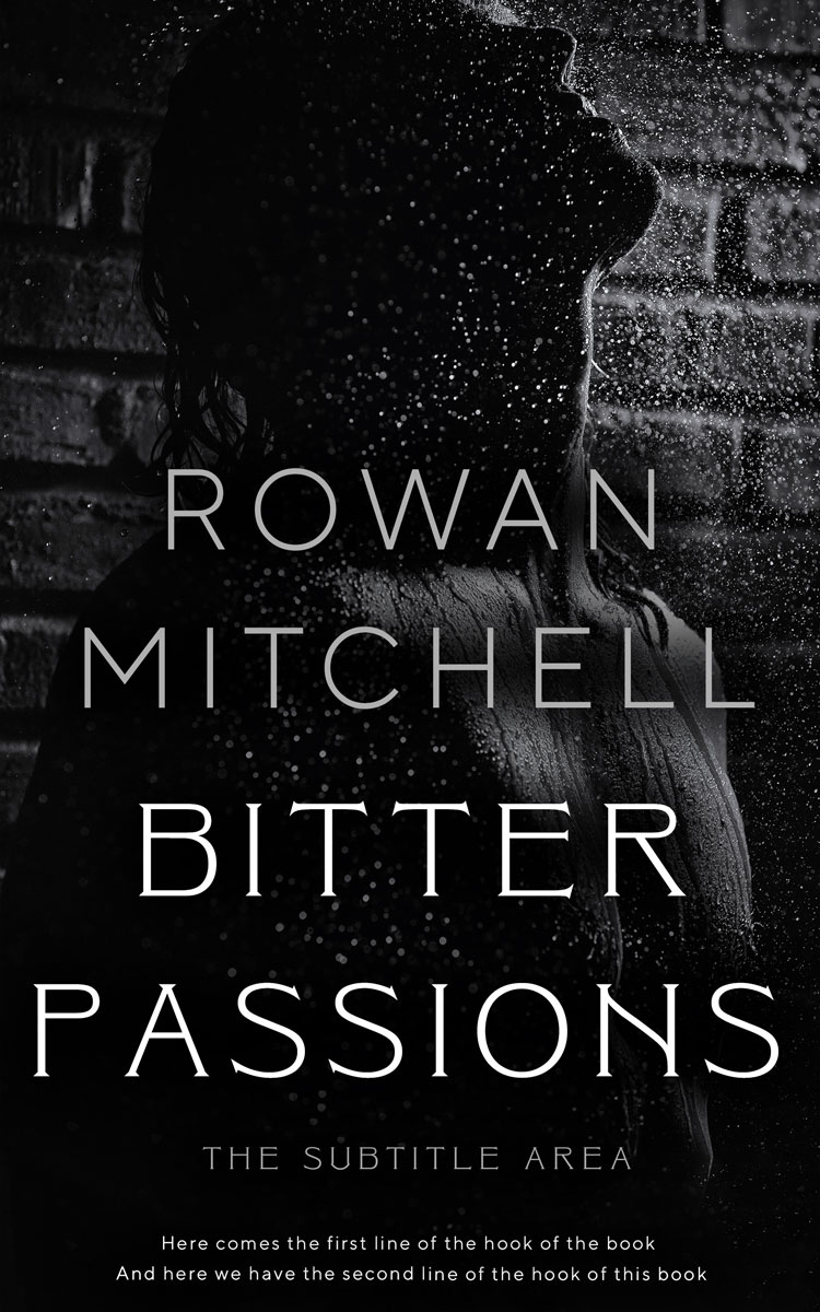 2D view of Premade Erotica Book Cover - Cod Gray