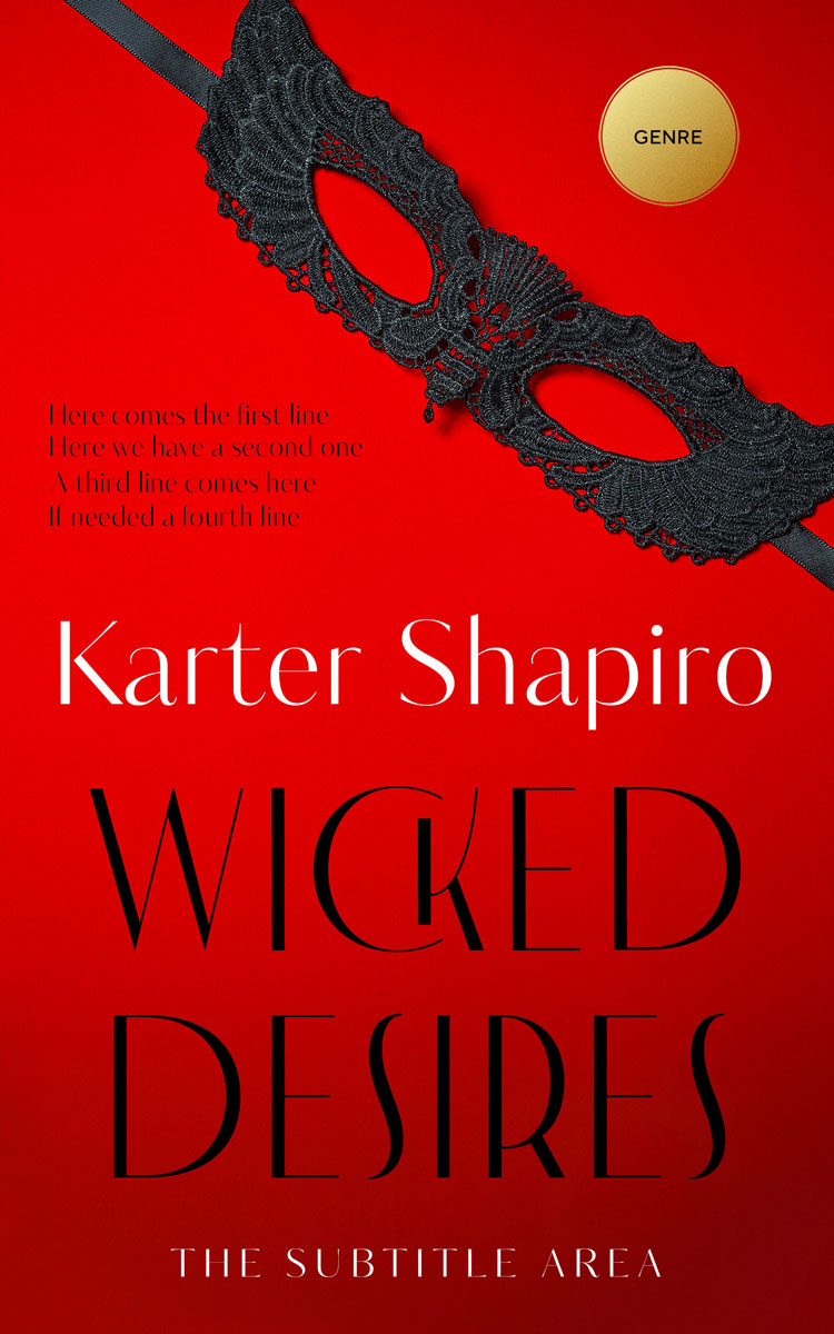 2D view of Premade Erotica Book Cover - Monza