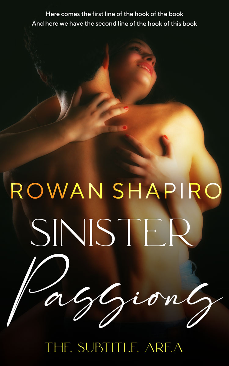 2D view of Premade Erotica Book Cover - Twine