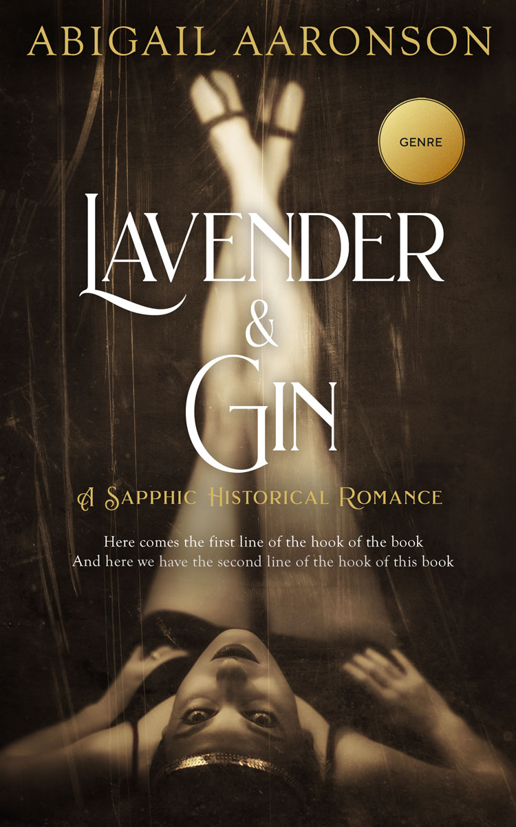 2D view of Premade Erotica Book Cover - Oil