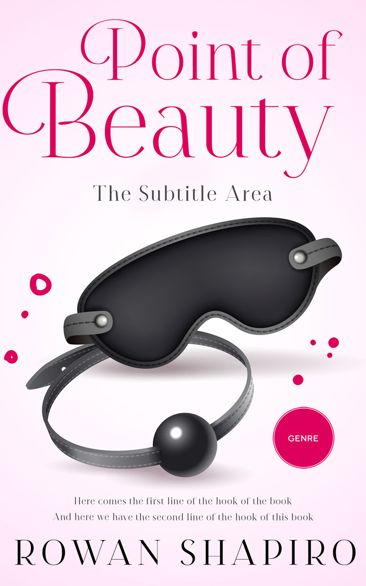 2D view of Premade Erotica Book Cover - Ship Gray