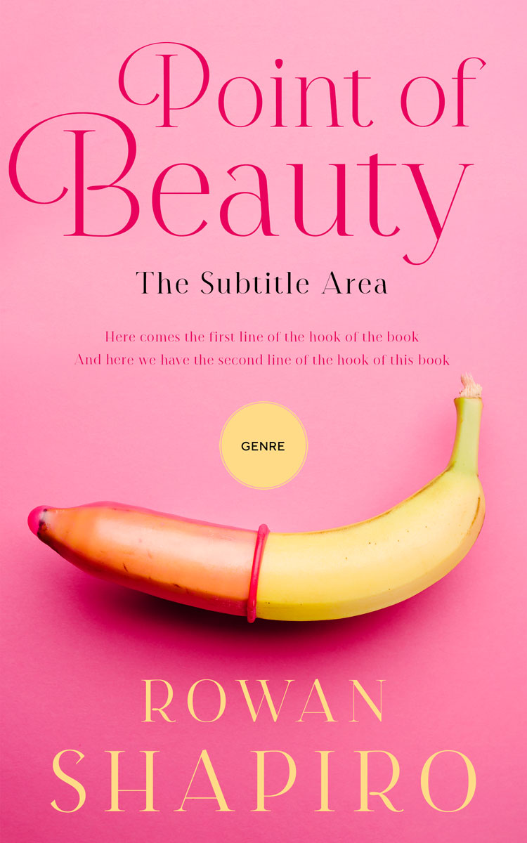 2D view of Premade Erotica Book Cover - Lavender Pink