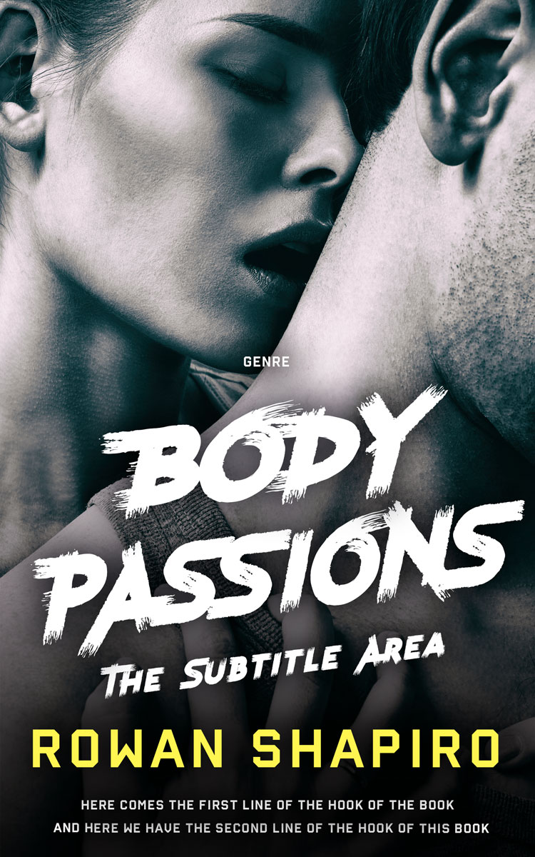 2D view of Premade Erotica Book Cover - Swirl