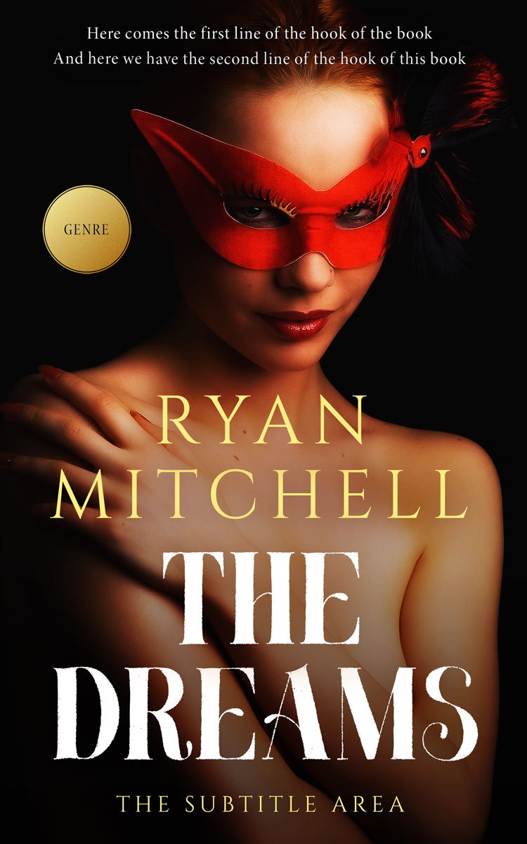 2D view of Premade Erotica Book Cover - Coffee Bean