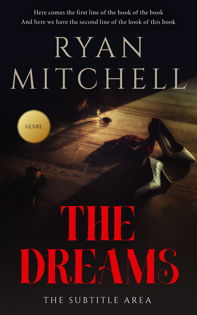 2D view of Premade Erotica Book Cover - Cod Gray