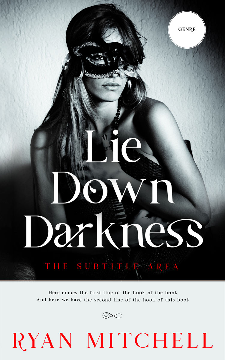 2D view of Premade Erotica Book Cover - Black Haze