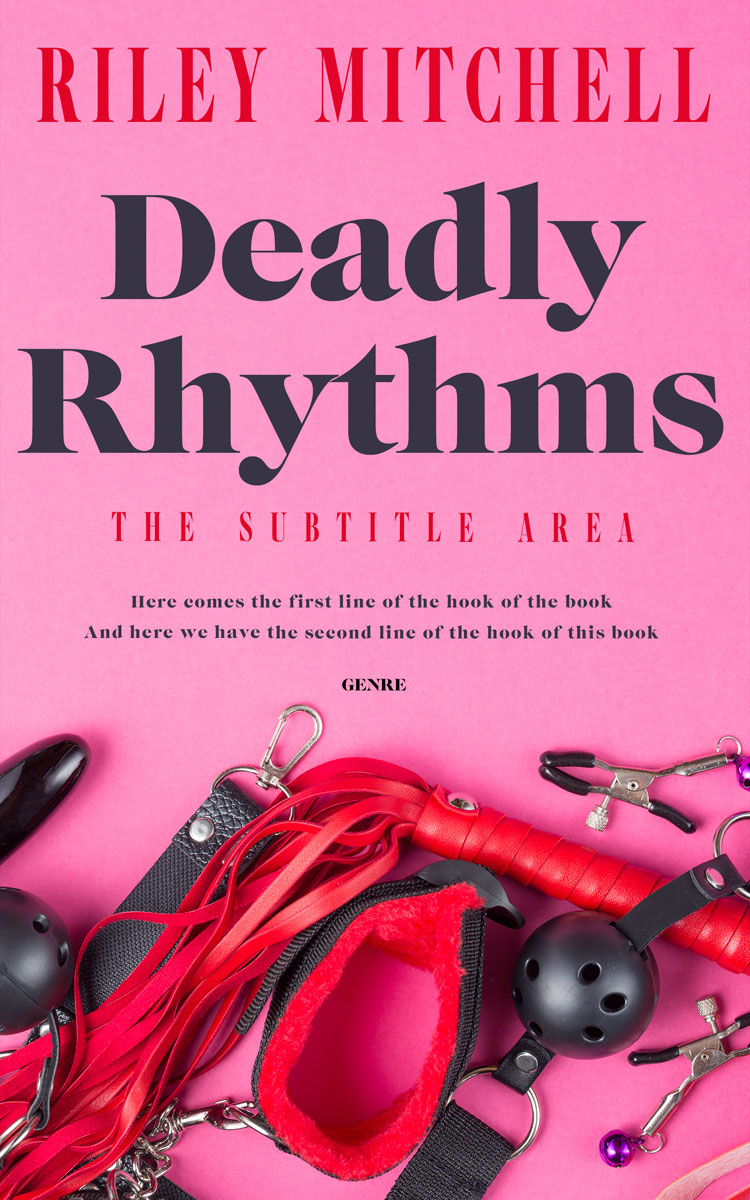 2D view of Premade Erotica Book Cover - Persian Pink