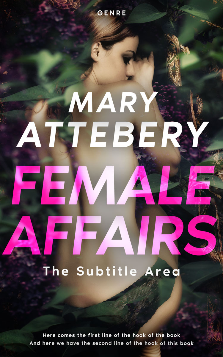 2D view of Premade Erotica Book Cover - Can Can