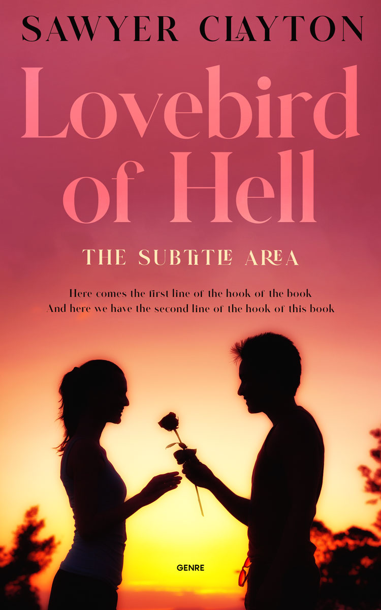 2D view of Premade Romance Book Cover - Fuzzy Wuzzy Brown