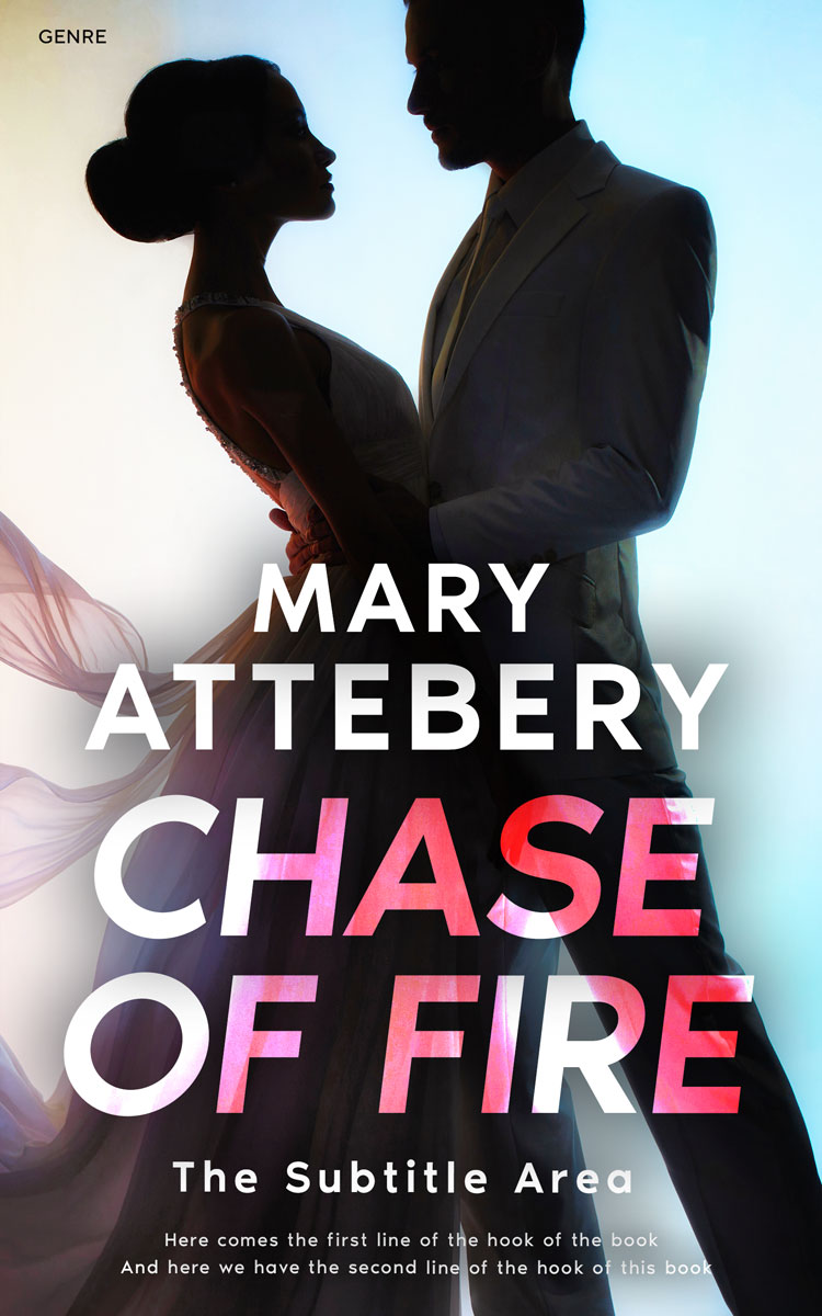 2D view of Premade Romance Book Cover - Thunder