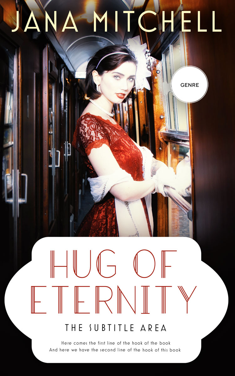 2D view of Premade Historical Book Cover - Akaroa