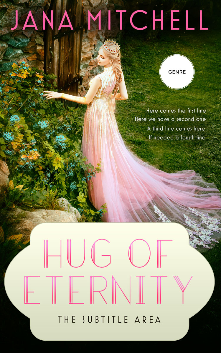 2D view of Premade Fantasy Book Cover - Bone