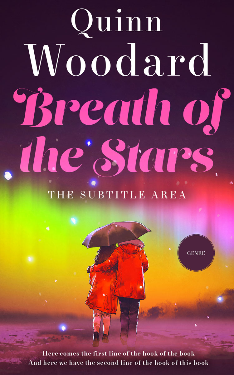 2D view of Premade Romance Book Cover - Livid Brown