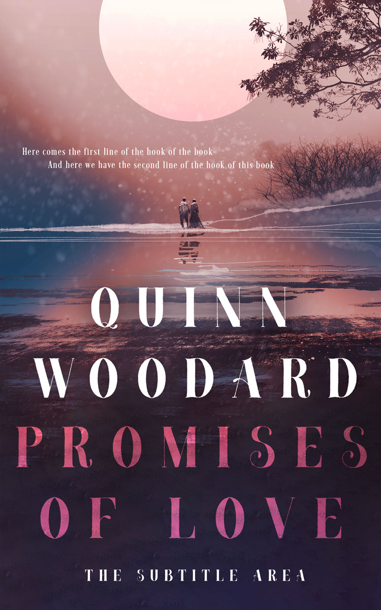 2D view of Premade Romance Book Cover - Eunry