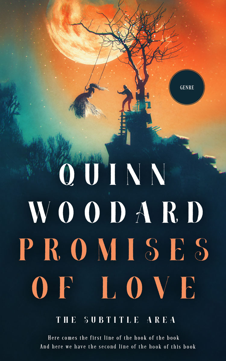 2D view of Premade Romance Book Cover - Big Stone