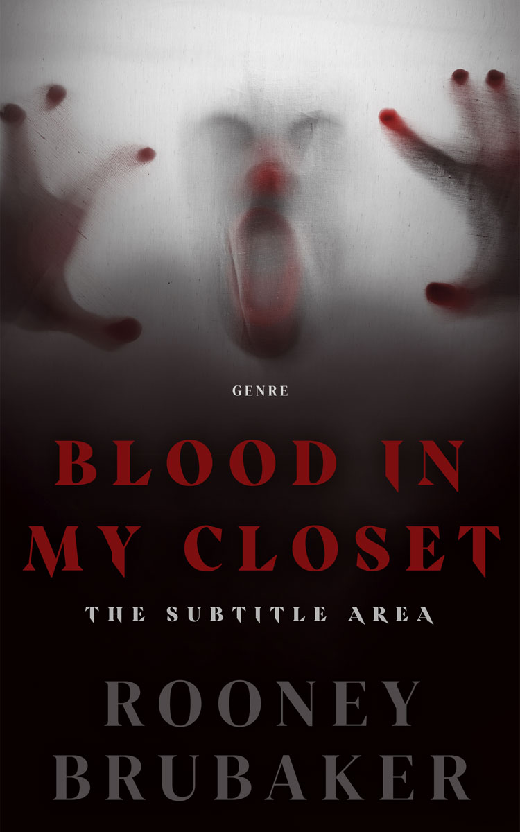 2D view of Premade Mystery & Thriller & Suspense Book Cover - Silver