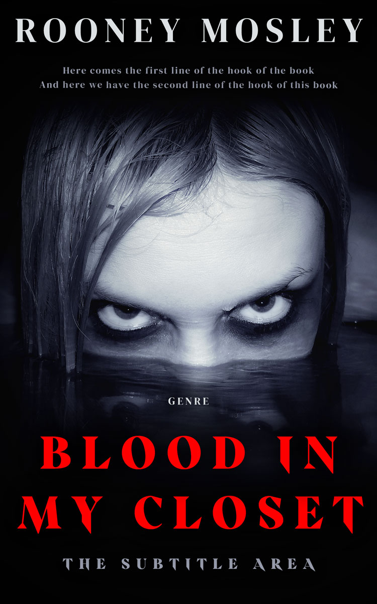 2D view of Premade Horror Book Cover - Eunry