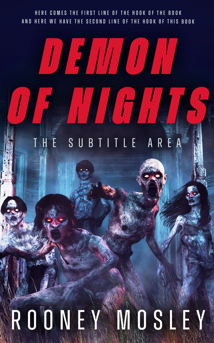 2D view of Premade Apocalyptica Book Cover - Ebony Clay