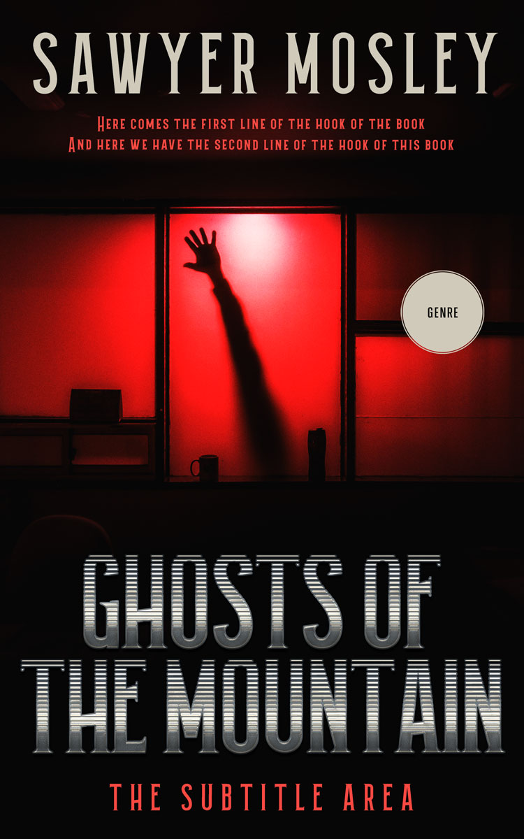 2D view of Premade Horror Book Cover - Roman