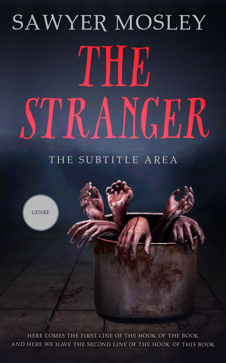 2D view of Premade Horror Book Cover - Charade