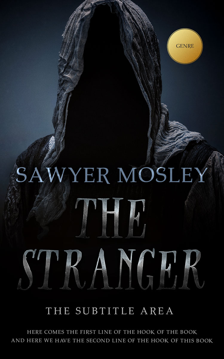 2D view of Premade Horror Book Cover - Woodsmoke