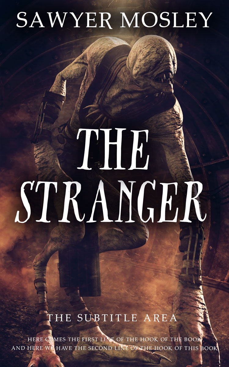 2D view of Premade Fantasy Book Cover - Bastille