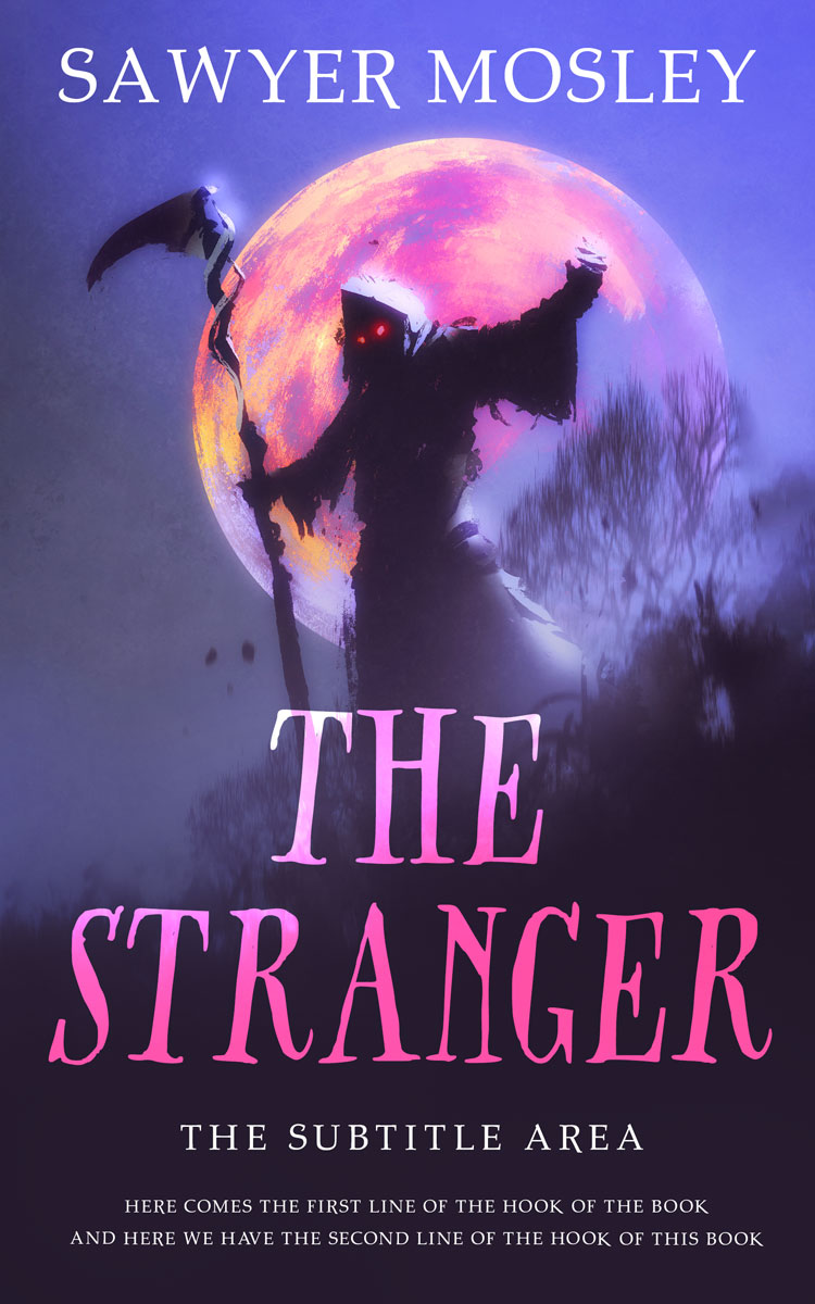 2D view of Premade Horror Book Cover - Martinique