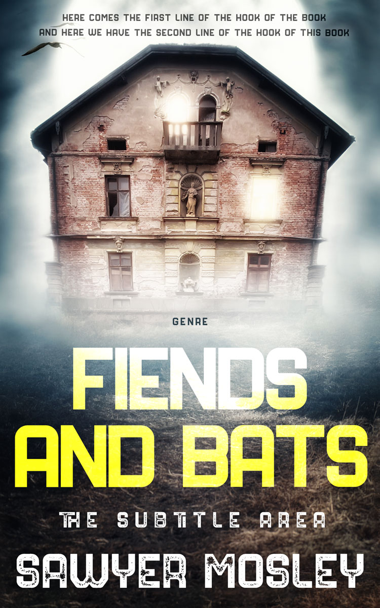 2D view of Premade Horror Book Cover - Ash