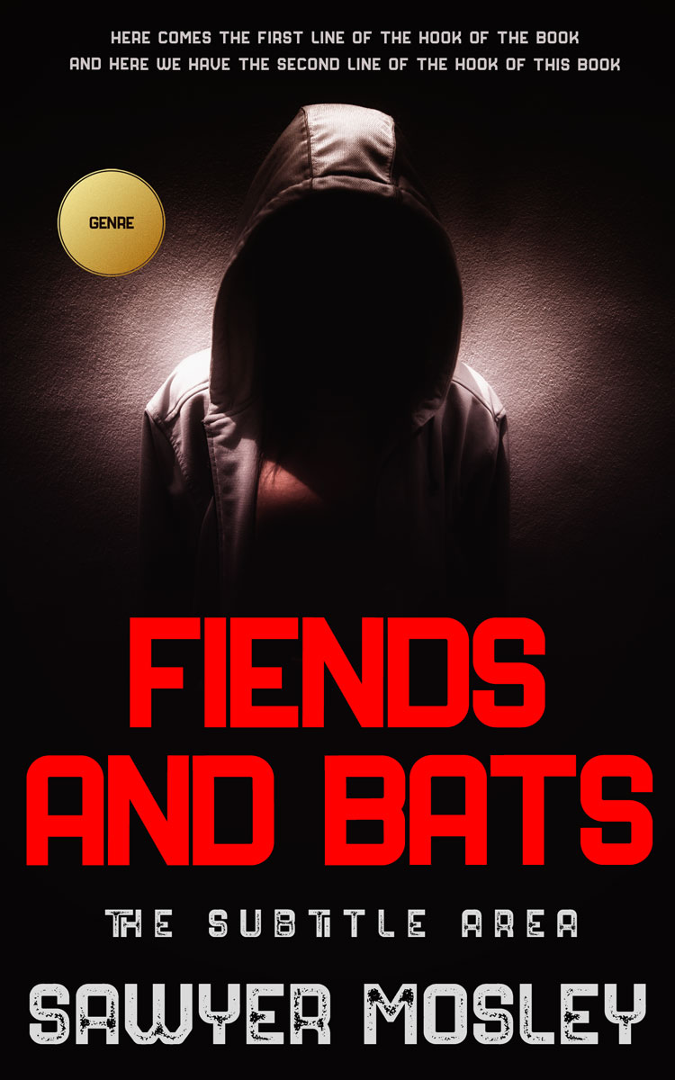 2D view of Premade Mystery & Thriller & Suspense Book Cover - Mandy