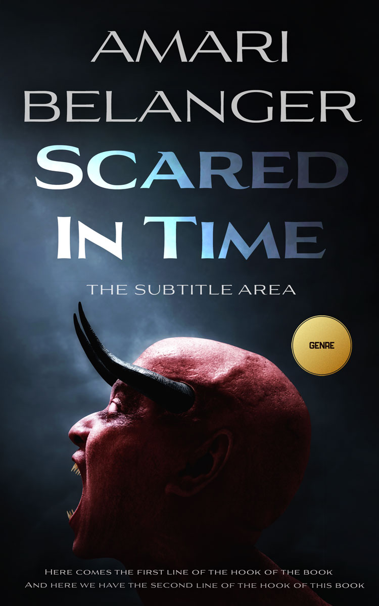 2D view of Premade Horror Book Cover - Woodsmoke