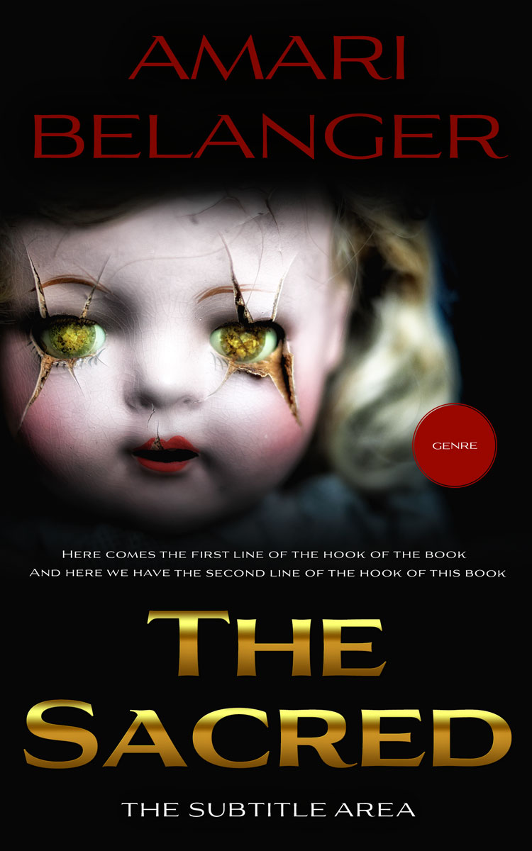 2D view of Premade Mystery & Thriller & Suspense Book Cover - Indian Khaki