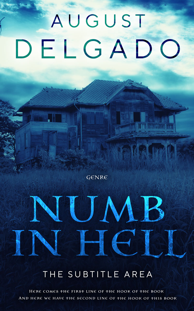 2D view of Premade Mystery & Thriller & Suspense Book Cover - San Juan