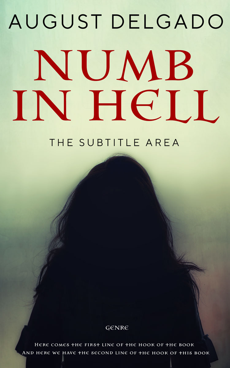 2D view of Premade Horror Book Cover - Vulcan