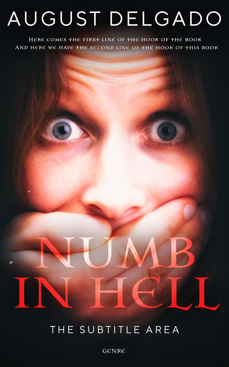 2D view of Premade Erotica Book Cover - Cod Gray