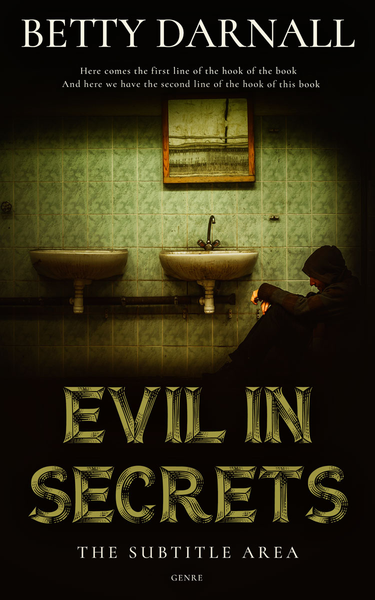 2D view of Premade Mystery & Thriller & Suspense Book Cover - Green Smoke