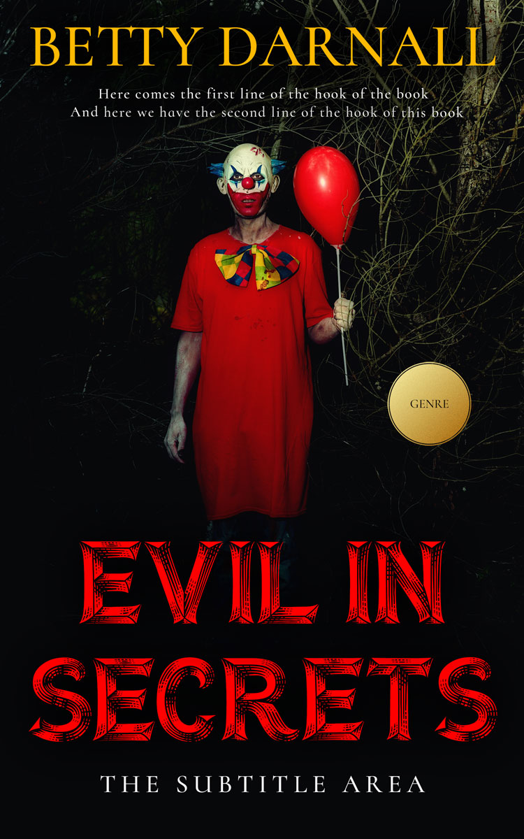 2D view of Premade Horror Book Cover - Thunderbird